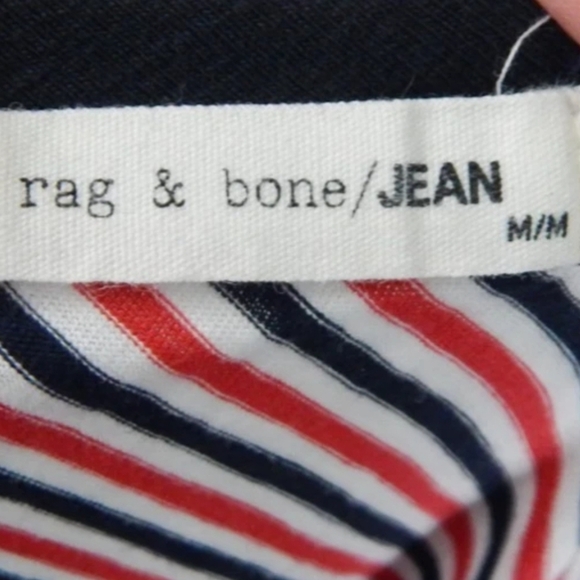 Rag & Bone Striped Tee Shirt Dress - Picture 4 of 5